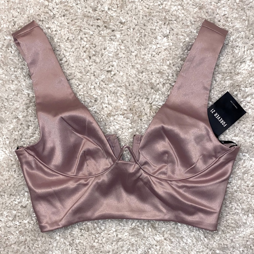 Forever 21 Woven Crop Top
